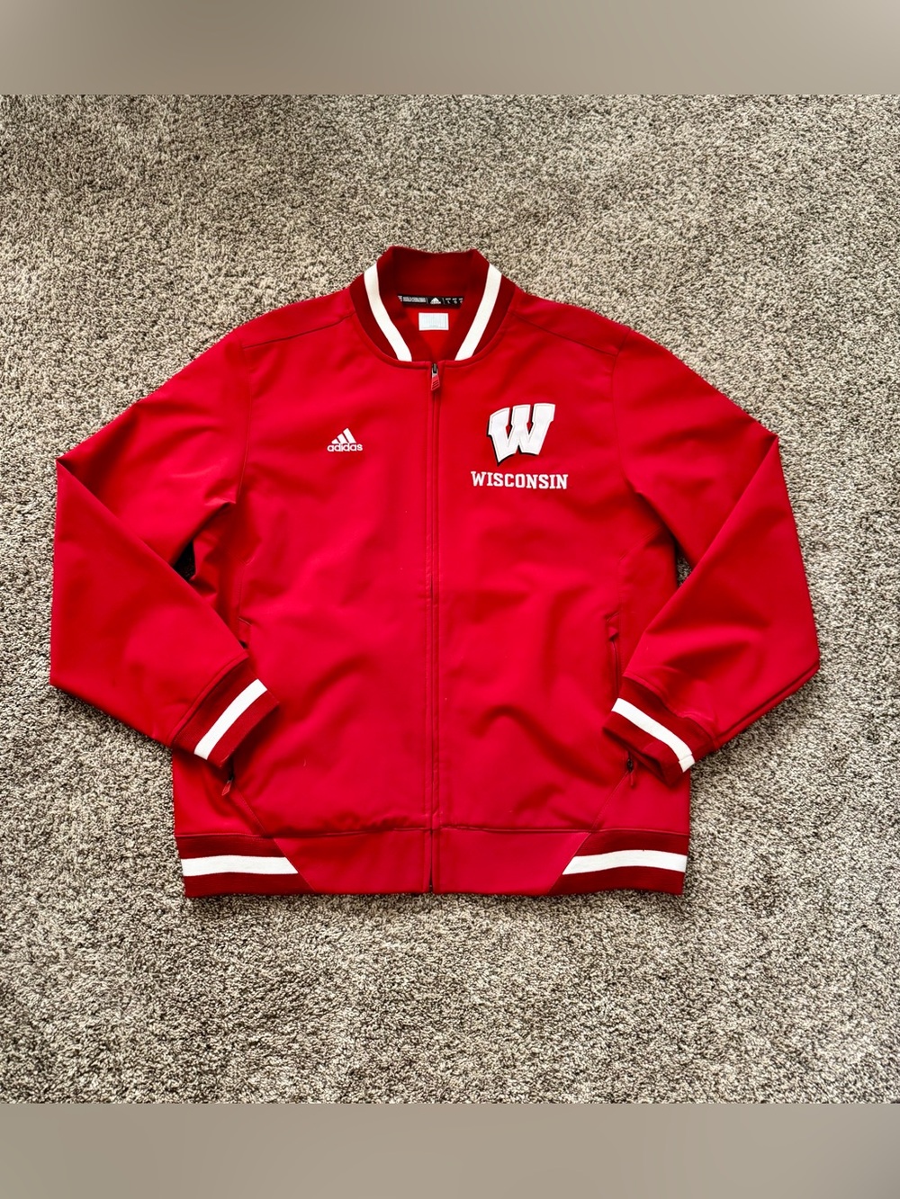 Men’s Adidas Wisconsin Varsity Jacket